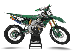 Suzuki Pocket Green Graphic Kit - RMZ RM RMX DR DRZ JR Models | All Years