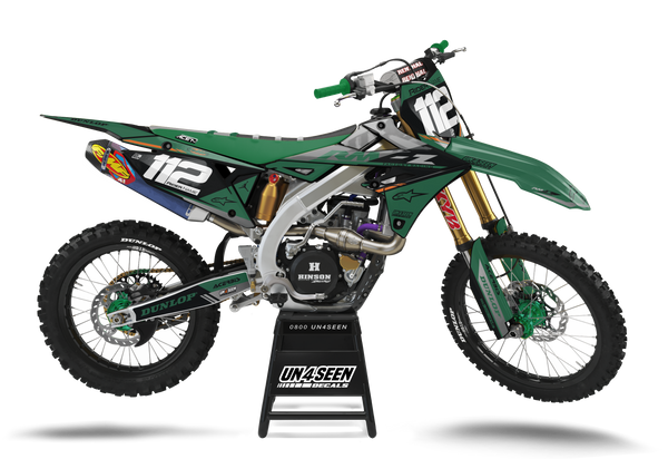 Suzuki Pocket Green Graphic Kit - RMZ RM RMX DR DRZ JR Models | All Years