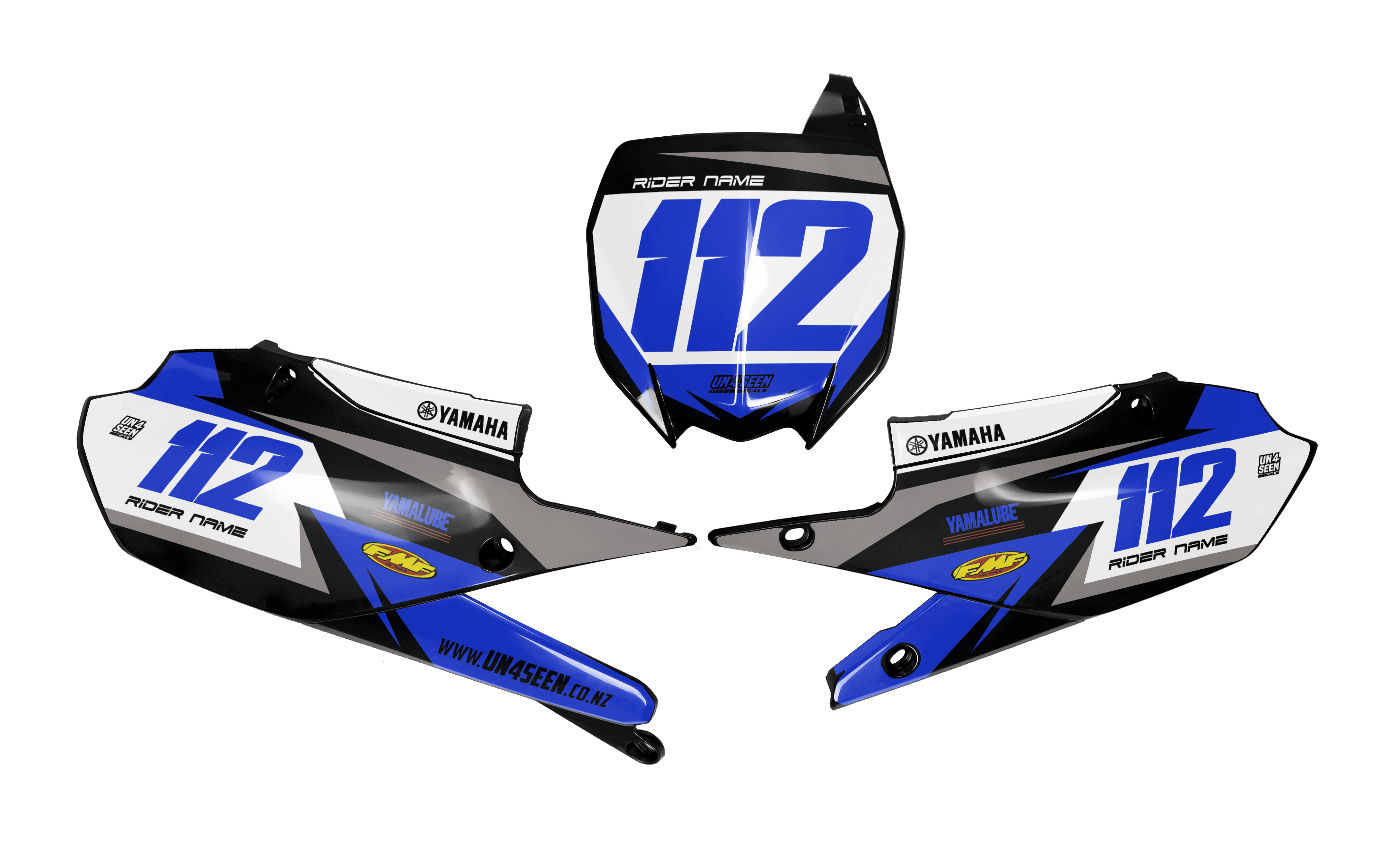 Yamaha Number Background Decals - Point