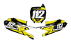 Yamaha Number Background Decals - Factory
