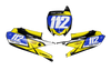 Yamaha Number Background Decals - Factory