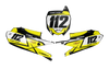 Yamaha Number Background Decals - Factory