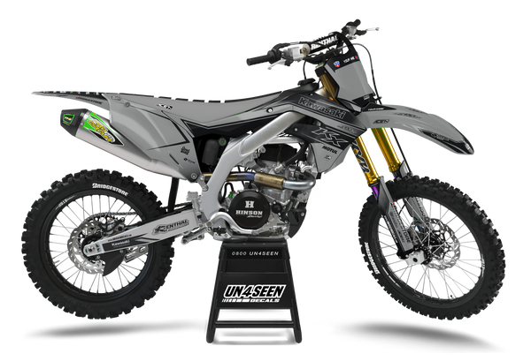 Kawasaki Blend Grey Graphic Kit - KK KXF KDX KLX Models | All Years