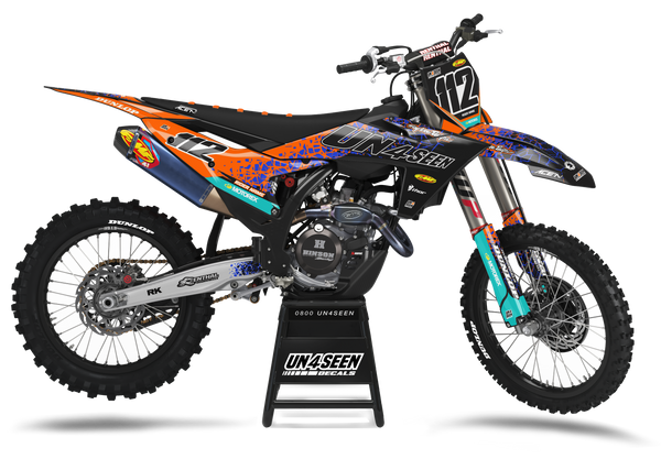 KTM Crazed Graphic Kit - SX SXF XC XCF EXC EXCF Models | All Years