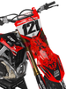 Honda Graphics Kit - Warboy Red