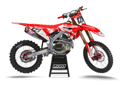 Honda Lynx Red Graphic Kit - CRF CR XR Models | All Years