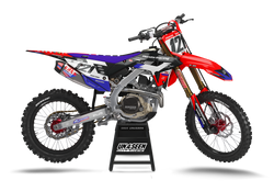 Honda Scream Purple Graphic Kit - CRF CR XR Models | All Years