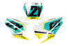 Husqvarna Number Background Decals - Crank