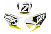 Husqvarna Number Background Decals - Crank