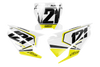 Husqvarna Number Background Decals - Crank