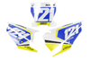 Husqvarna Number Background Decals - Crank