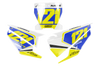 Husqvarna Number Background Decals - Crank