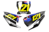 Husqvarna Number Background Decals - Countrys