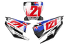 Husqvarna Number Background Decals - Countrys