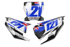Husqvarna Number Background Decals - Countrys