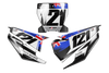 Husqvarna Number Background Decals - Countrys