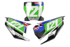 Husqvarna Number Background Decals - Countrys
