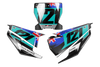 Husqvarna Number Background Decals - Countrys