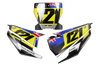 Husqvarna Number Background Decals - Countrys