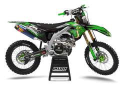 Kawasaki Salty Snake Graphic Kit - KK KXF KDX KLX Models | All Years