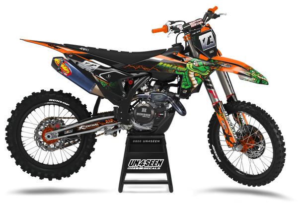 KTM Salty Snake Graphic Kit - SX SXF XC XCF EXC EXCF Models | All Years