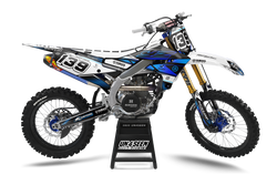 Yamaha Driven Blue Graphic Kit - YZ YZF WR TTR PW Models | All Years