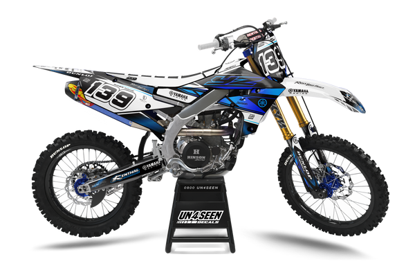 Yamaha Driven Blue Graphic Kit - YZ YZF WR TTR PW Models | All Years