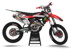 Gasgas Frek Red Graphic Kit - MC EC ES EX Models | All Years