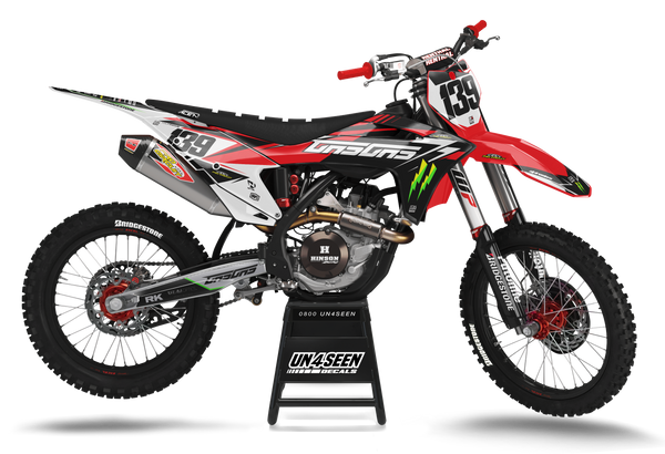Gasgas Frek Red Graphic Kit - MC EC ES EX Models | All Years