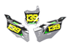 Kawasaki Number Background Decals - Strom