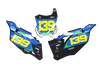 Kawasaki Number Background Decals - Strom