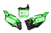 Kawasaki Number Background Decals - Strom