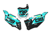 Kawasaki Number Background Decals - Strom