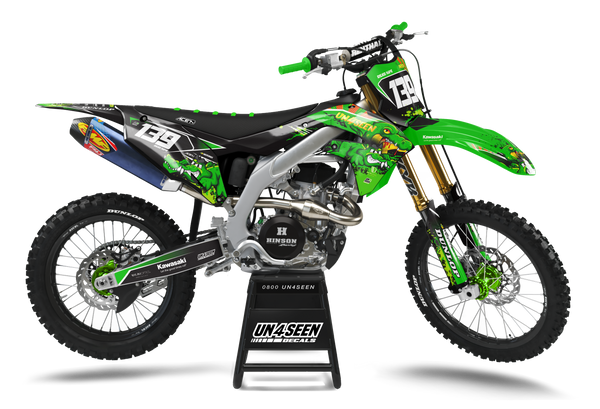 Kawasaki Killer Croc Graphic Kit - KK KXF KDX KLX Models | All Years