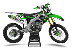 Kawasaki Frek Green Graphic Kit - KK KXF KDX KLX Models | All Years