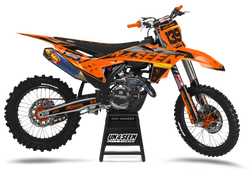 KTM Nseen Orange Graphic Kit - SX SXF XC XCF EXC EXCF Models | All Years