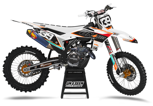 KTM Orange Clues Graphic Kit - SX SXF XC XCF EXC EXCF Models | All Years