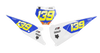 KTM Number Background Decals - Jaxx