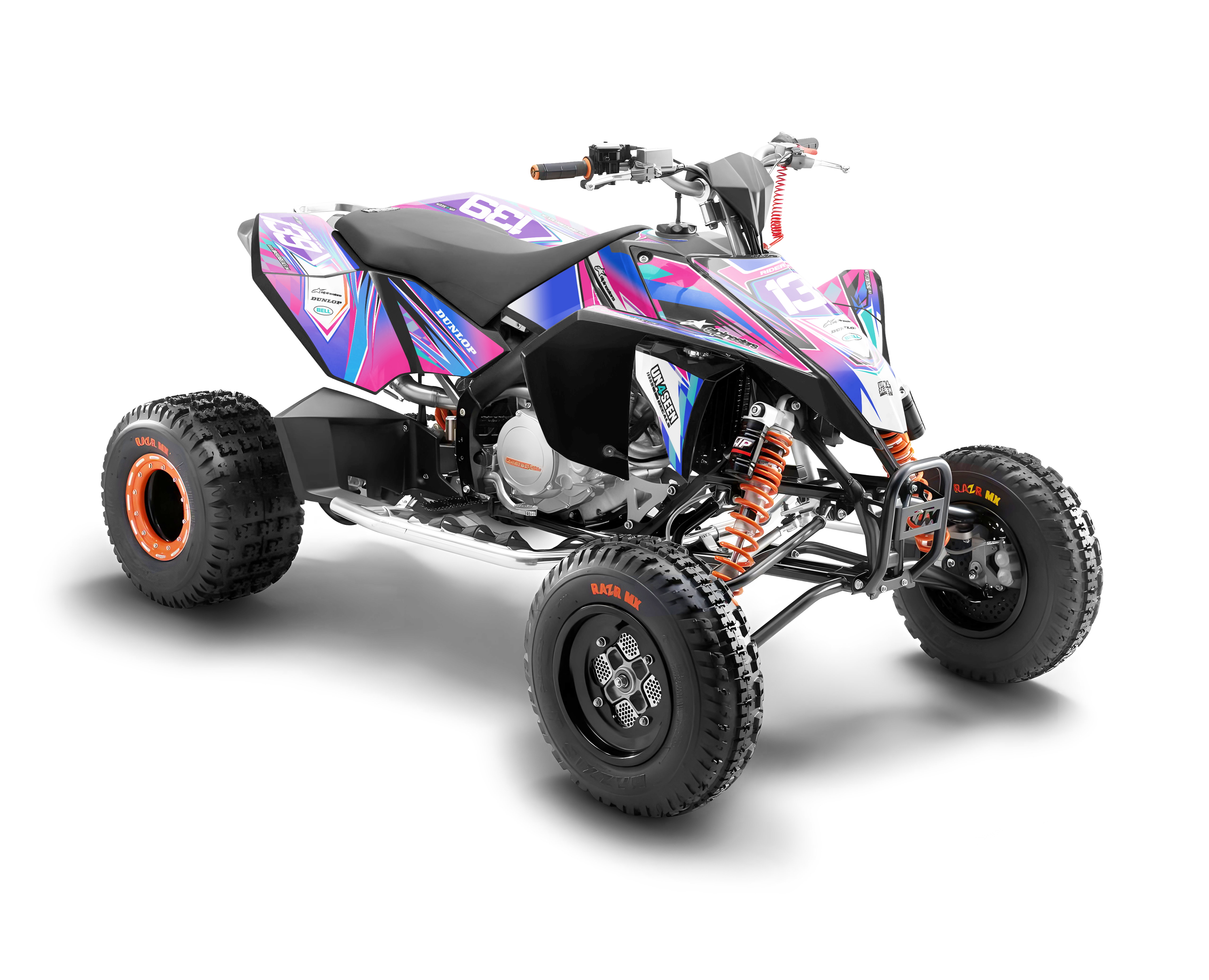KTM ATV Graphics Kit - Slay Pink