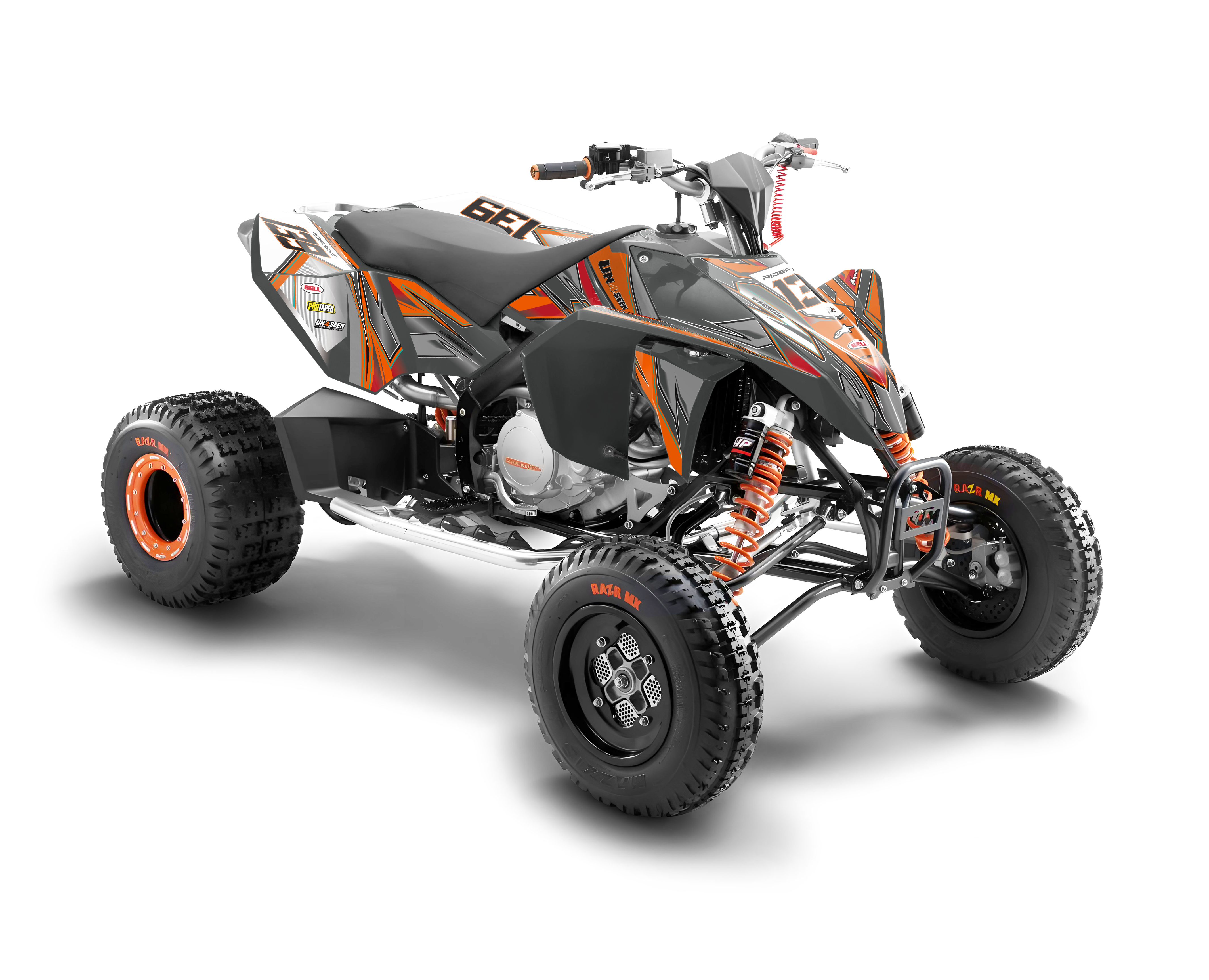 KTM ATV Graphics Kit - Crisp Orange