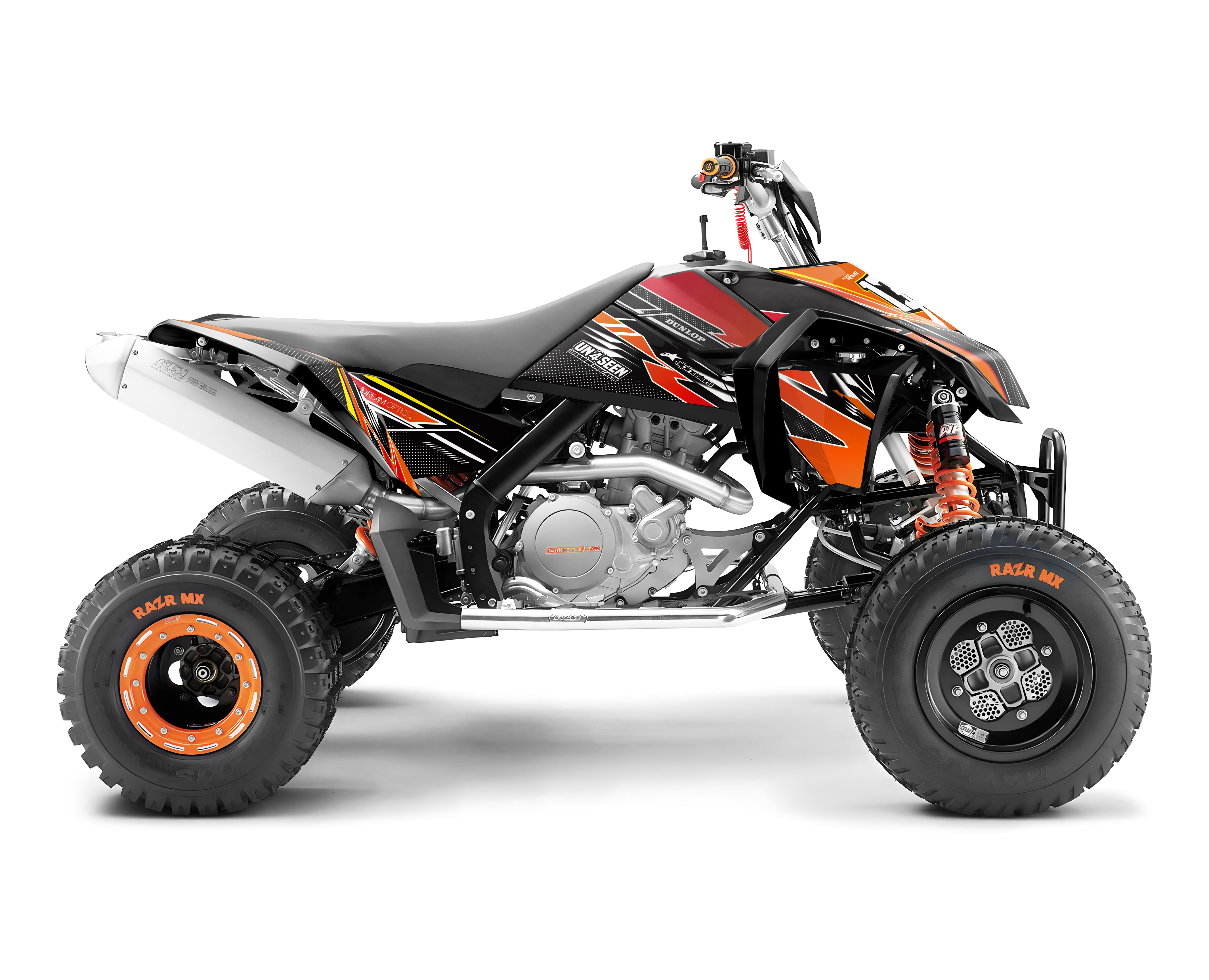 KTM ATV Graphics Kit - Quik Orange