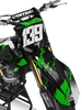 Kawasaki Split By Light Graphics Kit -  Green Dash