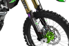 Kawasaki Split By Light Graphics Kit -  Green Dash