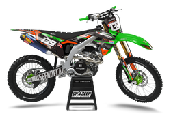 Kawasaki Jambo Orange Graphic Kit - KK KXF KDX KLX Models | All Years