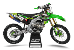 Kawasaki Jambo Lime Graphic Kit - KK KXF KDX KLX Models | All Years