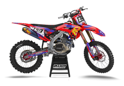 Honda Oldschool Graphic Kit - CRF CR XR Models | All Years
