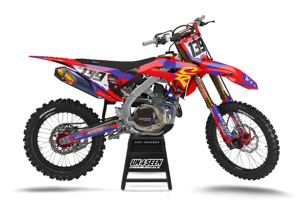 Honda Oldschool Graphic Kit - CRF CR XR Models | All Years