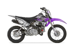 Honda Robotic Purple Graphic Kit - CRF CR XR Models | All Years