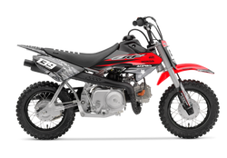 Honda Robotic Red Graphic Kit - CRF CR XR Models | All Years