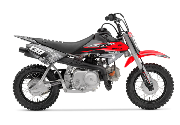 Honda Robotic Red Graphic Kit - CRF CR XR Models | All Years